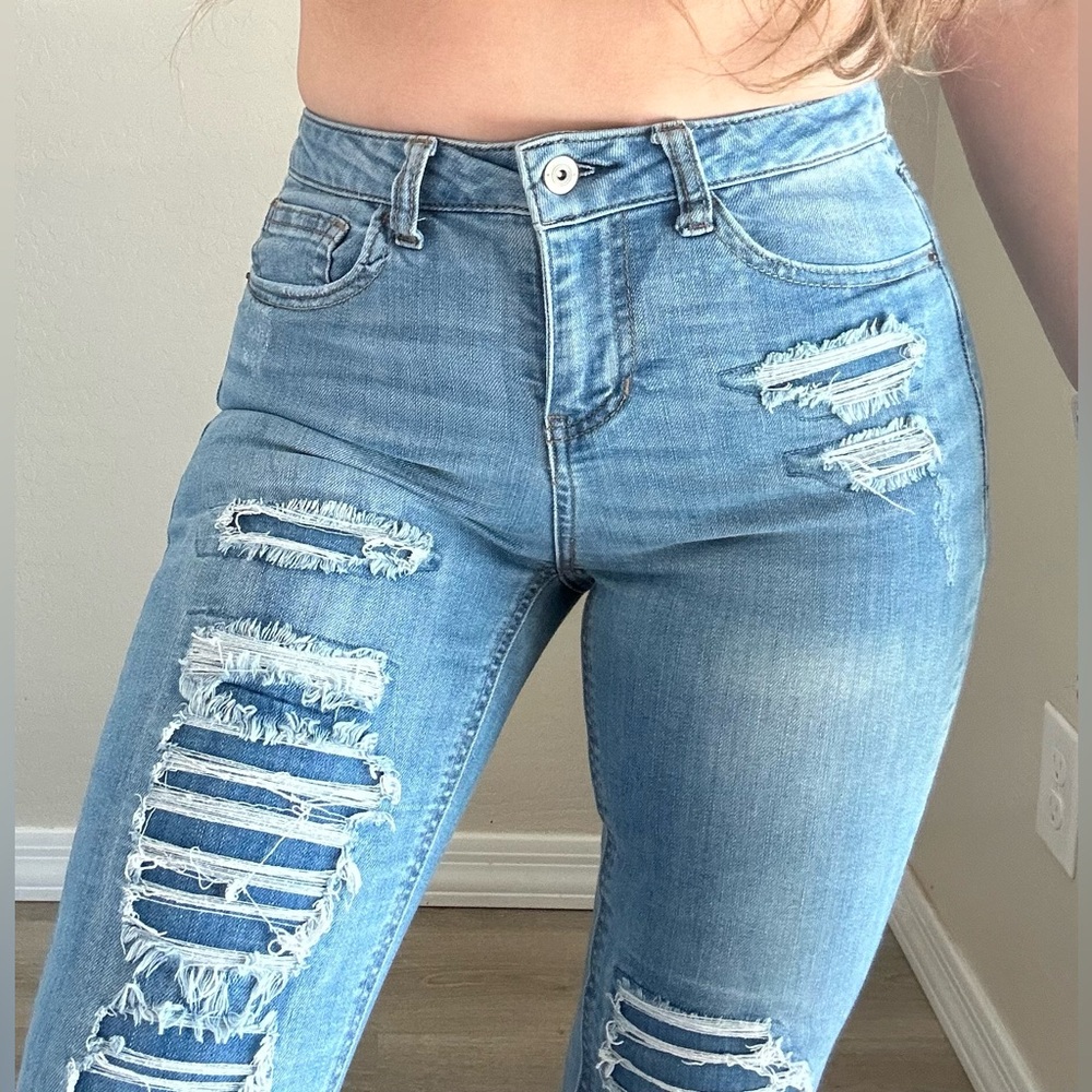 Distressed Skinny Jeans